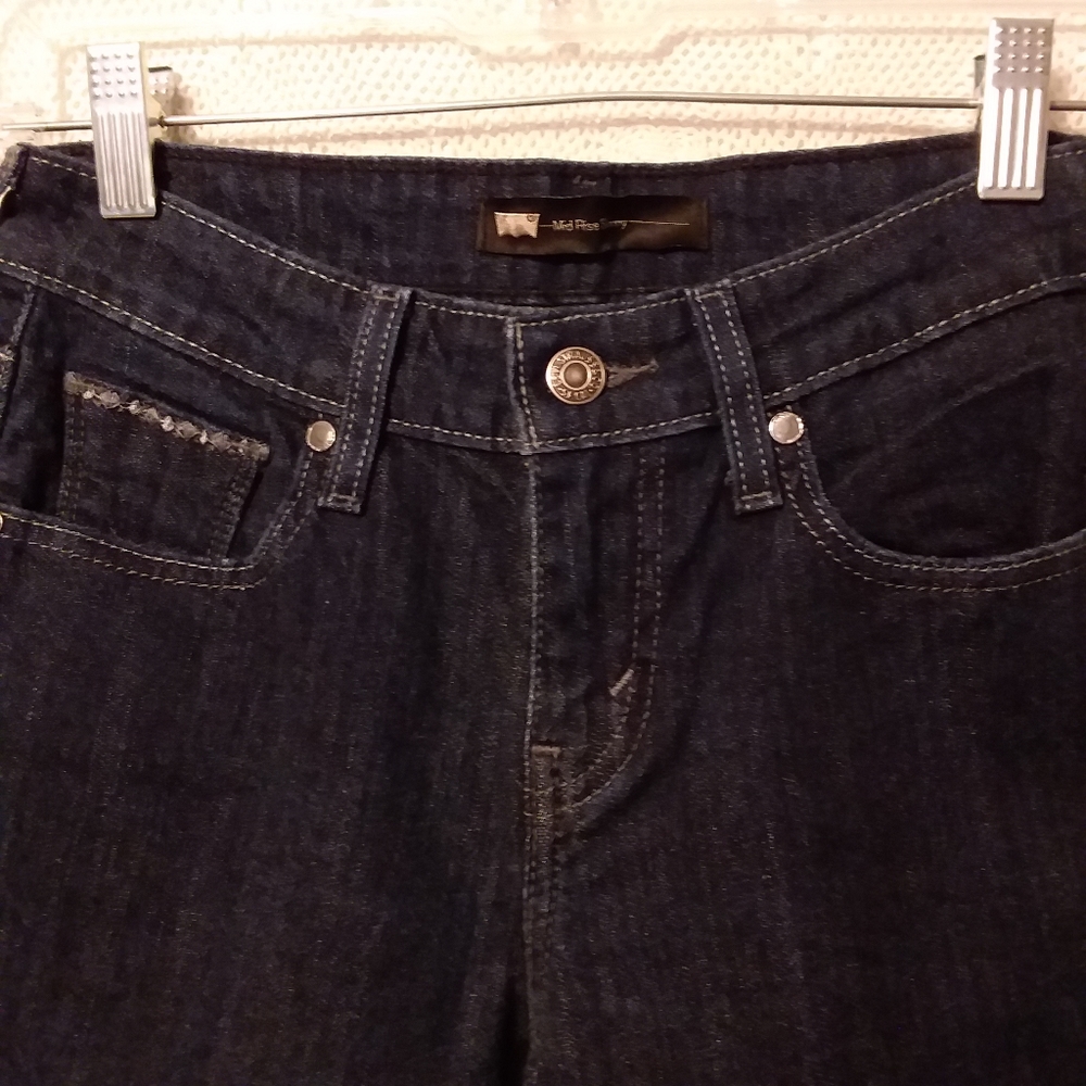 Levi's Mid Rise Skinny Blue Jean - Picture 2 of 5